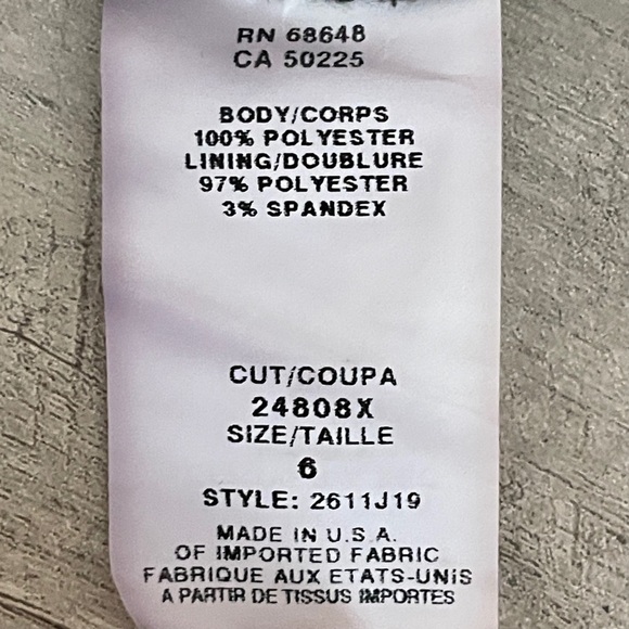 Allen Schwartz Hayden Black Crepe Crop Flare Dress Pants Size 6 - Picture 10 of 11